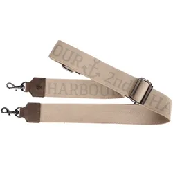 Schulterriemen HARBOUR 2ND "Käthe", braun (dusty), Textil, Taschenanhänger, Anker Emblem