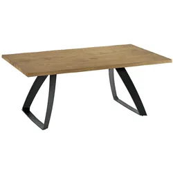Stones Bridge – Fester Tisch (200 x 100 cm) in schwarzer Eiche