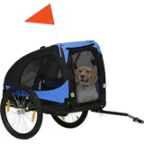 PawHut Hundeanhänger blau
