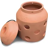 Bio Green BioGreen Ökologischer Kerzen-Frostwächter „FireFly“ in Pilzform aus Terracotta | Orange