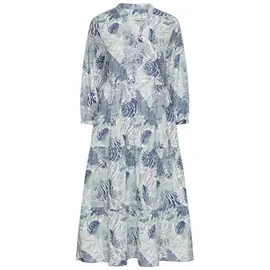 CAMEL ACTIVE Sommerkleid Blau/Mint Allover-Print 38