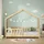 ML-Design Hausbett 70 x 140 cm Kiefer natur beige