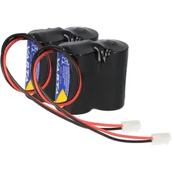 Ersatzbatterie kompatibel ABUS Security-Center für 2WAY-Funksirene 2x2er Set Varta Stecker