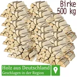 Flameup - Brennholz Kaminholz Birkenholz Holz Auswahl 5 - 500 kg Birke Für Ofen und Kamin Kaminofen Feuerschale Grill Feuerholz Holzscheite 25 cm