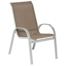 Merxx Amalfi Stapelsessel 56 x 76 x 97 cm taupe 2 St.