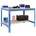 Simonrack Werkbank 400 kg Belastbarkeit 84 2x91x76 cm Große Arbeitsfläche Arbeitsfläche Arbeitstisch Holz-Arbeitsplatte Blau/Holz BT0