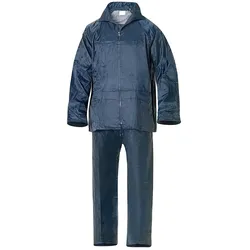 Nylon Wasserdichter Regenanzug Blau Nylon Größe 9-XXL.