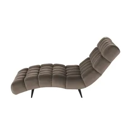 Switch Relaxliege Delphi Velours 120 x 84 x 168 cm Braun