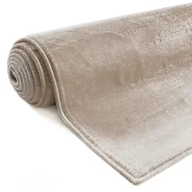 OTTO home Läufer OTTO HOME "Ariano, dezenter Glanz mit Hoch-Tief-Struktur" Gr. 11, beige, B:67cm H:12mm L:230cm, Kunstfaser, Teppiche, Läufer, Vintage Design, Schrumpf Carving-Effekt, Wohnzimmer, Flur