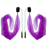 Diabolo Freizeitsport 40cm UV lila) - Spiral Poi für