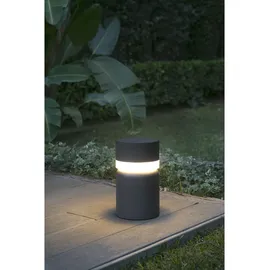 faro BARCELONA Sockelleuchte Aluminium 25,0 cm inkl. LED 3000K IP54 dunkelgrau