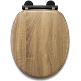 Croydex Ontario WC-Sitz aus Holz mit Absenkautomatik