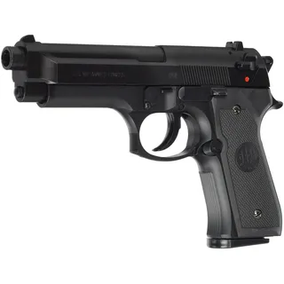 Beretta Airsoft Pistole M9 World Defender, Federdruck Waffe mit 0,5 Joule, inkl. 100 x 6 mm BB Soft-Air Kugeln