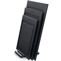 WOLL Cut & Serve, Schwarz, Naturmaterialien, 4-teilig, Küchenzubehör, Schneidebretter