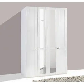 WIMEX Kleiderschrank New York mit Spiegeltüren 180 x 208 x 58 cm Weiß