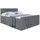 altdecor Boxspringbett Dunkelgrau, Holzwerkstoff, Höhe ca. 20 cm 140x200 cm, Schlafzimmer, Betten, Boxspringbetten