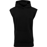 URBAN CLASSICS Open Edge Sleeveless Hoody schwarz M