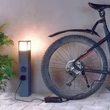 Deko-Light Facado Socket Energieverteiler, IP54 Dunkelgrau