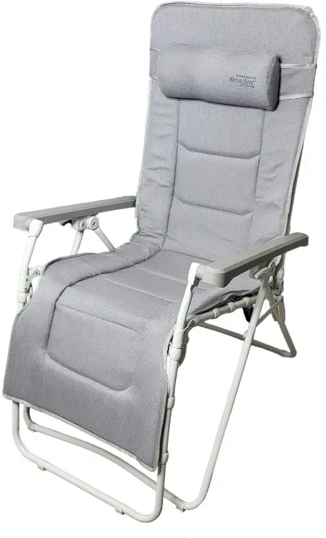 Westfield 509029 Relaxsessel verstell- / klappbarer Campingsessel weiß