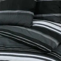 VidaXL Bettwäsche-Set 200x200 cm Baumwolle in Schwarz und Weiß