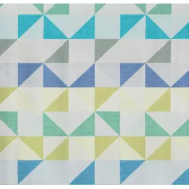 Wirth Vorhang WIRTH "Berlare" Gr. 4, blau, B:132cm H:245cm, Jacquard, Baumwolle, Polyester, Gardinen
