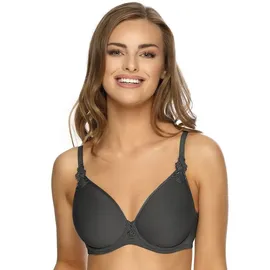 VIANIA! Bügel-BH 211400 Betty gemoldete Spacercups schmale Träger Farbe Grau Graphite, Größe:80, Cup:B - 80B
