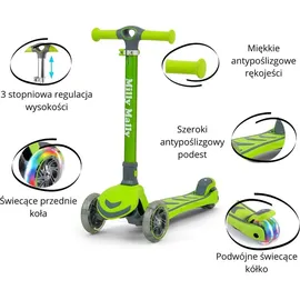 Milly Mally Boogie Scooter Grün
