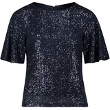 Vera Mont Pailletten-Bluse mit Flügelärmeln Night Sky | 44