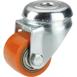 Dörner + Helmer Lenkrolle Polyurethan 35 mm, 100 kg Rückenloch