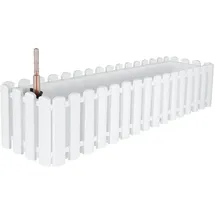 geli Blumenkasten 75 x 20 x 20 cm Weiß Komplettset