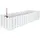 geli Blumenkasten 75 x 20 x 20 cm Weiß Komplettset