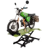 Trutzholm Motorradhebebühne hydraulisch 360 kg Breite 47 cm kleine Montagebühne Heber Motoradlift schwarz/grün