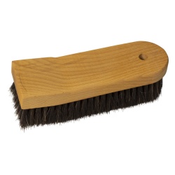 Waldkraft Lederbürste aus Buchenholz, geölt, 17,5 cm, Spezialplfegebürste zum Polieren und Lösen von Schmutz, 1 Stück