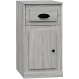 vidaXL Nachtschrank mit Schublade 40 x 50 x 75 cm Grau
