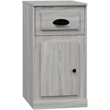 vidaXL Nachtschrank mit Schublade 40 x 50 x 75 cm Grau