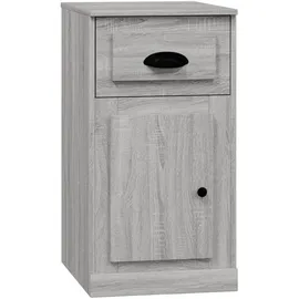 vidaXL Nachtschrank mit Schublade 40 x 50 x 75 cm Grau
