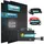 sunniva Balkonkraftwerk Full Black Bifazial 1840 W inkl. TSUN 2000 W Wechselrichter + 4 x 460 W Solarmodule
