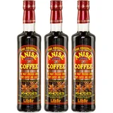 Kaffee Ouzo | 3x 0,5l | 21% Vol. | Aus Griecheland | Geschmackvoll