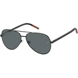 Tommy Hilfiger TJ 0008/S Sonnenbrille, AVIATNAVI ,MTT SCHWARZ, 60