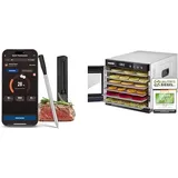 COSORI Erstes Smartes Fleischthermometer + COSORI Dörrautomat edelstahl, Food Dehydrator mit 50 Rezepte