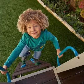 KidKraft Spielturm Cozy Escape mit Rutsche Grau