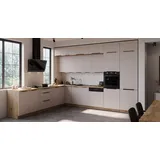 Küchen-Preisbombe Winkelküche SOLANO L-Form 290 x 350 cm Kaschmir beige