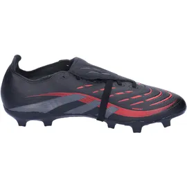 adidas Predator League Fold-Over Tongue FG/MG Fußballschuhe - Core Black/Grey Four/Lucid Red 44