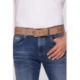 Camp David Herren Gürtel aus Leder, mit allergikerfreundlicher Dornschließe