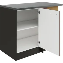 OPTIFIT Eckunterschrank Nizza 407 60 x 110 x 84,8 cm Rostrot