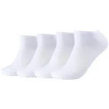 s.Oliver Sneakersocken 4er Pack Weiß 39-42