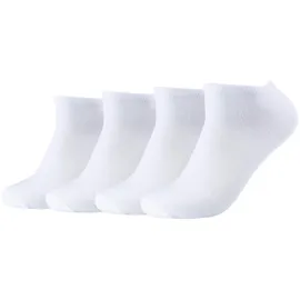 s.Oliver Sneakersocken 4er Pack Weiß 39-42