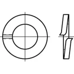 DIN 127 Federringe, aufgebogen A 4 A 4 A 4 K