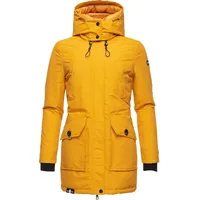 Navahoo Winterjacke gelb / schwarz S
