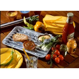 Papstar Aluminium-Grillpfanne 5 St.
